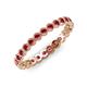 4 - Arria 2.40 mm Ruby Eternity Band 