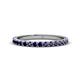 1 - Lara 2.40 mm Blue Sapphire Eternity Band 