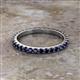 2 - Lara 2.40 mm Blue Sapphire Eternity Band 
