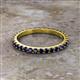 2 - Lara 2.40 mm Blue Sapphire Eternity Band 