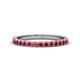 1 - Lara 2.40 mm Ruby Eternity Band 