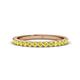 1 - Lara 2.40 mm Yellow Sapphire Eternity Band 