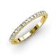 3 - Lara 2.40 mm White Sapphire Eternity Band 