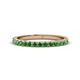 1 - Lara 2.40 mm Green Garnet Eternity Band 