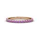 1 - Lara 2.40 mm Amethyst Eternity Band 