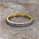 2 - Lara 2.40 mm Iolite Eternity Band 