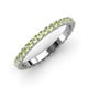 3 - Lara 2.40 mm Peridot Eternity Band 