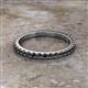 2 - Lara 2.40 mm Black Diamond Eternity Band 