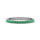 1 - Lara 2.40 mm Emerald Eternity Band 