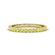 1 - Lara 2.40 mm Yellow Diamond Eternity Band 