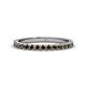 1 - Lara 2.40 mm Smoky Quartz Eternity Band 