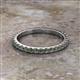 2 - Lara 2.40 mm Lab Created Alexandrite Eternity Band 