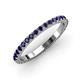 3 - Lara 2.40 mm Blue Sapphire Eternity Band 