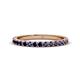 1 - Lara 2.40 mm Blue Sapphire Eternity Band 