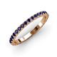 3 - Lara 2.40 mm Blue Sapphire Eternity Band 