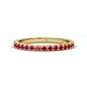1 - Lara 2.40 mm Ruby Eternity Band 