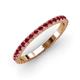 3 - Lara 2.40 mm Ruby Eternity Band 