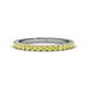 1 - Lara 2.40 mm Yellow Sapphire Eternity Band 