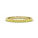 1 - Lara 2.40 mm Yellow Sapphire Eternity Band 
