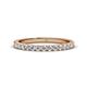 1 - Lara 2.40 mm White Sapphire Eternity Band 