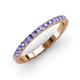 3 - Lara 2.40 mm Tanzanite Eternity Band 