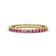 1 - Lara 2.40 mm Pink Tourmaline Eternity Band 