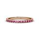 1 - Lara 2.40 mm Pink Tourmaline Eternity Band 