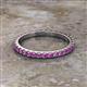 2 - Lara 2.40 mm Amethyst Eternity Band 