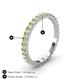 4 - Lara 2.40 mm Peridot Eternity Band 