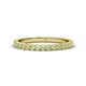 1 - Lara 2.40 mm Peridot Eternity Band 