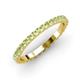 3 - Lara 2.40 mm Peridot Eternity Band 