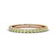 1 - Lara 2.40 mm Peridot Eternity Band 