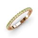 3 - Lara 2.40 mm Peridot Eternity Band 