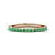 1 - Lara 2.40 mm Emerald Eternity Band 