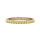 1 - Lara 2.40 mm Yellow Diamond Eternity Band 