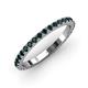 3 - Lara 2.40 mm London Blue Topaz Eternity Band 