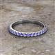 2 - Lara 2.40 mm Tanzanite Eternity Band 