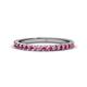 1 - Lara 2.40 mm Pink Tourmaline Eternity Band 