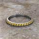 2 - Lara 2.40 mm Citrine Eternity Band 