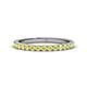 1 - Lara 2.40 mm Yellow Diamond Eternity Band 