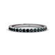 1 - Lara 2.40 mm Blue Diamond Eternity Band 