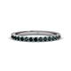 1 - Lara 2.40 mm London Blue Topaz Eternity Band 
