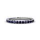 1 - Lara 2.70 mm Blue Sapphire Eternity Band 