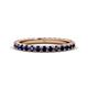 1 - Lara 2.70 mm Blue Sapphire Eternity Band 