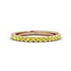 1 - Lara 2.70 mm Yellow Sapphire Eternity Band 