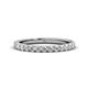 1 - Lara 2.70 mm White Sapphire Eternity Band 