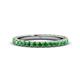 1 - Lara 2.70 mm Green Garnet Eternity Band 