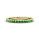1 - Lara 2.70 mm Green Garnet Eternity Band 