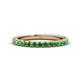 1 - Lara 2.70 mm Green Garnet Eternity Band 