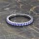 2 - Lara 2.70 mm Tanzanite Eternity Band 